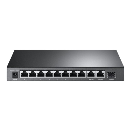 TP-LINK 10-Port Gigabit Easy Smart Switch with 8-Port PoE+ TL-SG1210MP Unmanaged – 4