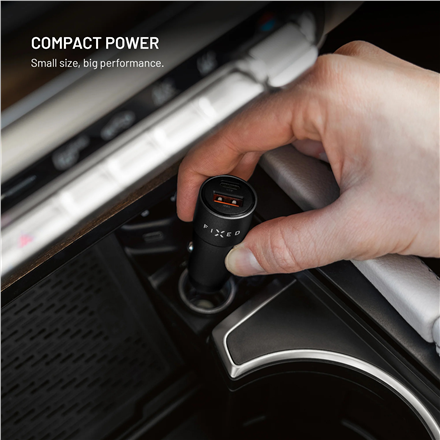 Fixed USB-C/USB-A Car Charger 63W PD 3.0 – 3