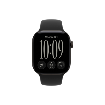 Apple Watch Series 12 GPS 42mm Black Aluminium Case with Black Sport Band - 12GB – 2