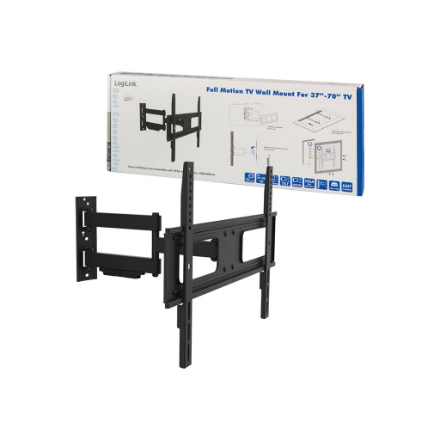 Logilink BP0019 TV Wall mount, 37"-70", tilt +10°-20°,swievel +-90°, 473mm