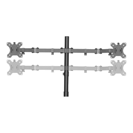 Logilink BP0046 Quad Monitor Desk Stand 13"-32'' Desk Mount 13-32" Maximum – 4