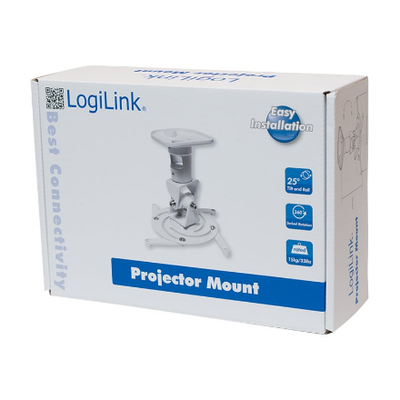 Logilink BP0003 Projector mount, ceiling, universal, 220 mm, white – 5