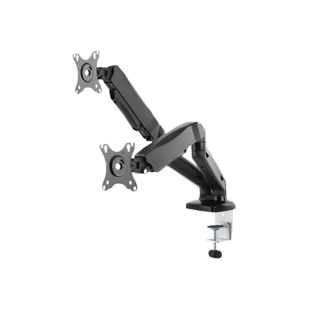 ICY BOX IB-MS304-T, Monitor stand with desk mounted base, for two screens, size