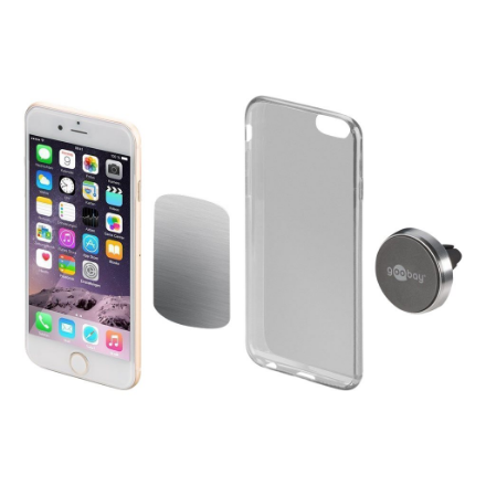 Goobay Magnetic mount Metal Slim Design for smartphones (35mm) 38685 – 2