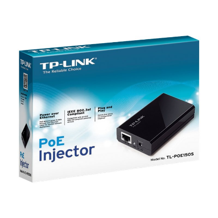TP-LINK PoE Injector 15.4W TL-PoE150S Ethernet LAN (RJ-45) ports 2x10/100/1000 – 9