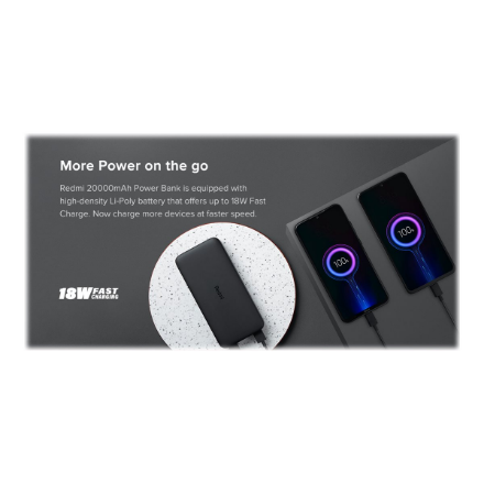 Xiaomi Redmi Fast Charge Power Bank 20000 mAh – 6