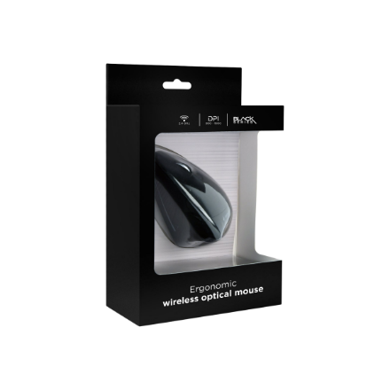 Gembird MUSW-ERGO-01 Optical Mouse 2.4GHz Wireless Optical Mouse – 3