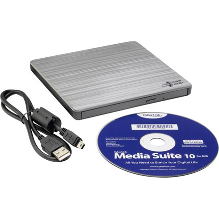 H.L Data Storage Ultra Slim Portable DVD-Writer GP60NS60 Interface USB 2.0 – 3
