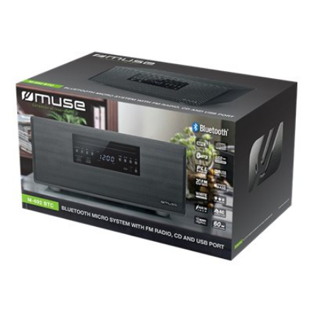 Muse Bluetooth Micro System M-692 BTC 2 x 30 W – 2
