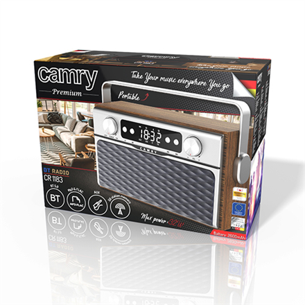 Camry Bluetooth Radio CR 1183 16 W – 7