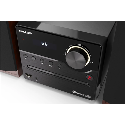 Sharp XL-B512(BR) Hi-Fi Micro System, CD Brown USB port AUX in – 5