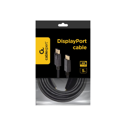 Gembird DisplayPort cable, 4K CC-DP2-5M 2x Displayport (male) – 2