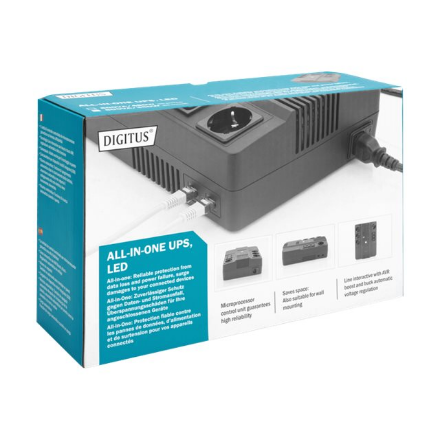 Digitus All-in-One UPS All-in-One UPS, 600VA 600 VA – 4