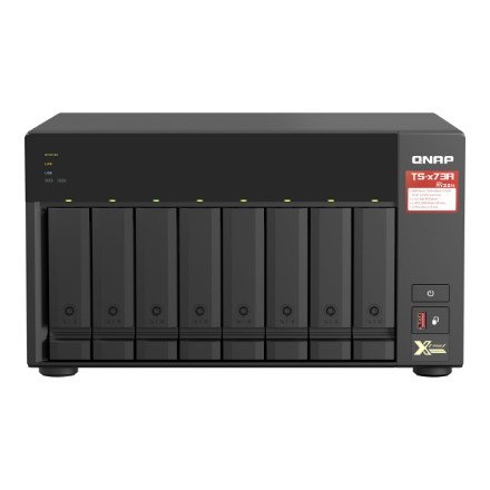 QNAP 8-Bay QTS and QuTS hero NAS AMD Ryzen 8GB Up to 8 HDD/SSD Hot-Swap – 3