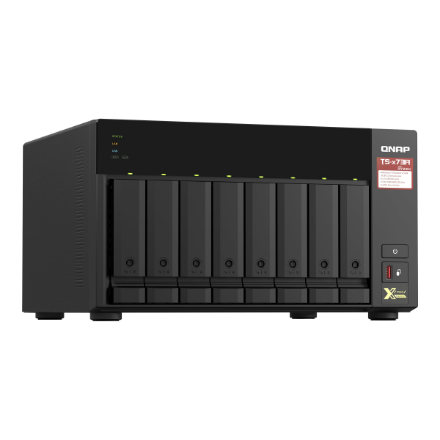QNAP 8-Bay QTS and QuTS hero NAS AMD Ryzen 8GB Up to 8 HDD/SSD Hot-Swap – 4