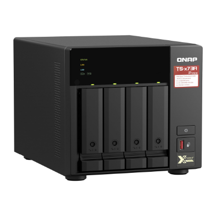QNAP 4-Bay QTS and QuTS hero NAS AMD Ryzen 8GB Up to 4 HDD/SSD Hot-Swap – 4