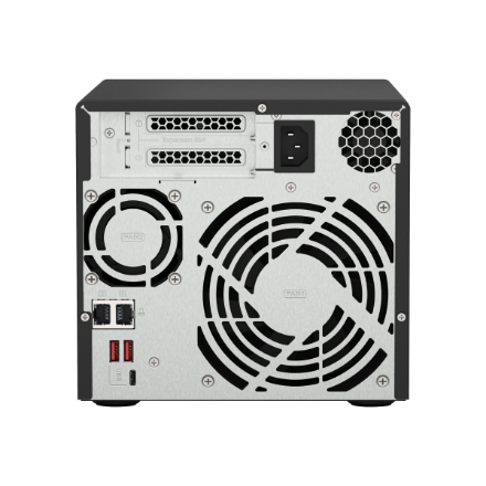 QNAP 4-Bay QTS and QuTS hero NAS AMD Ryzen 8GB Up to 4 HDD/SSD Hot-Swap – 6