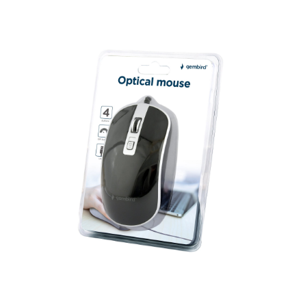 Gembird Optical USB mouse MUS-4B-06-BS Optical mouse – 4