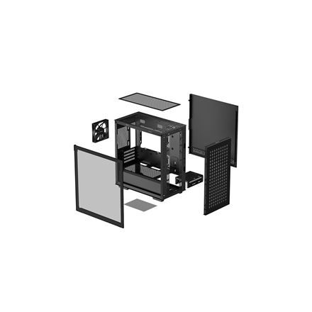 Deepcool CH370 Side window Micro ATX – 12