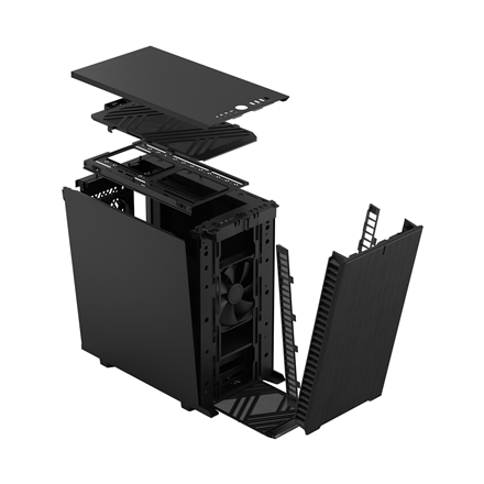 Fractal Design Define 7 Mini mATX, Mini-DTX, Mini ITX Black Solid – 22