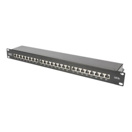 CAT 6A Patch Panel RJ45, 8P8C Suitable for 483 mm (19") cabinet 19" 10GB