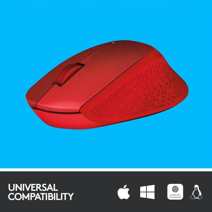 MOUSE USB OPTICAL WRL M330/SILENT RED 910-004911 LOGITECH – 5