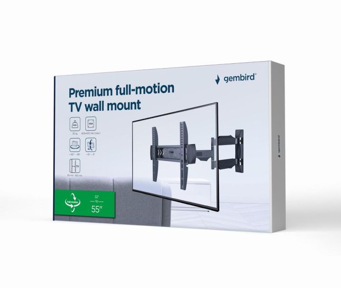 TV SET ACC WALL MOUNT 32-55"/WM-55ST-02 GEMBIRD – 10