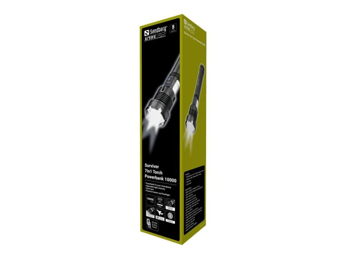 SANDBERG Survivor 7in1 Torch Powerbank – 2