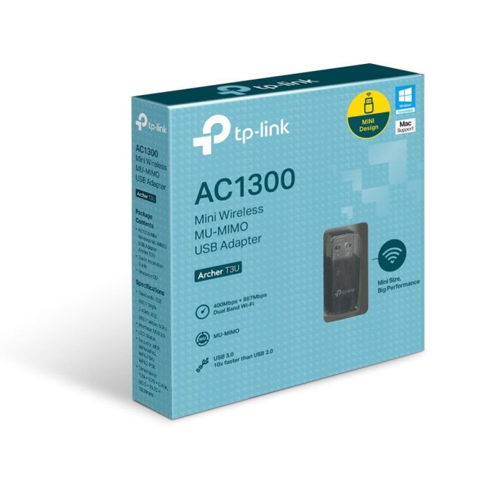 WRL ADAPTER 1267MBPS USB/DUAL BAND ARCHER T3U TP-LINK – 4