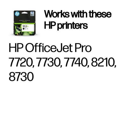 HP 953XL (L0S70AE) Rašalinė kasetė, Juoda – 2