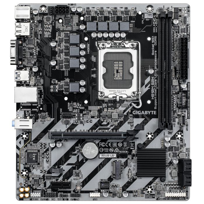 Mainboard GIGABYTE LGA1851 Micro-ATX H810MS2H DDR5 – 2