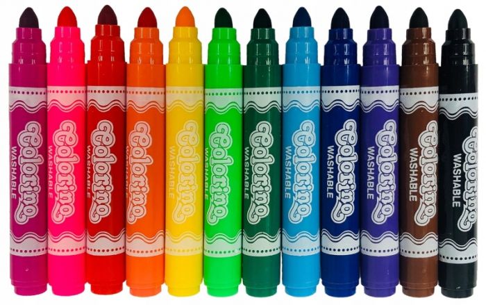 Flomasteriai Colorino Kids Jumbo, 12 spalvų – 2