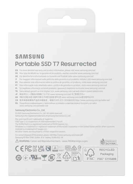 External SSD SAMSUNG MU-PD2T0G/WW 2TB – 9