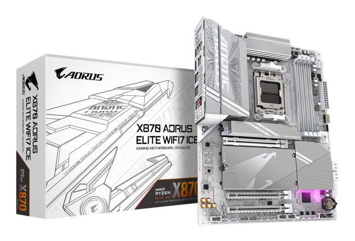 Mainboard GIGABYTE AMD X870 ATX 4xSlots X870 AORUS ELITE WIFI7 ICE DDR5