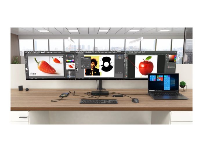 I-TEC USB 3.0/C/ TB3 3x 4K Dock PD 100W