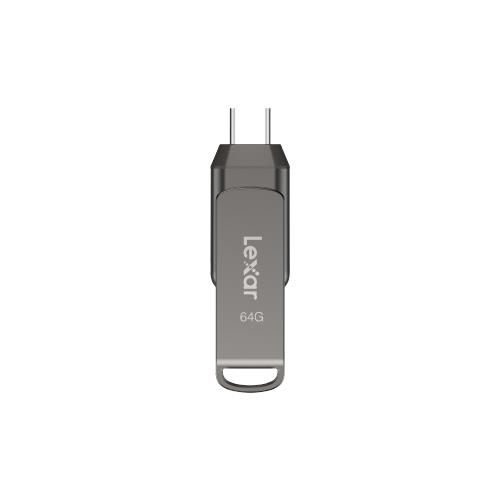 MEMORY DRIVE FLASH USB3.1 64GB/D400 LJDD400064G-BNQNG LEXAR