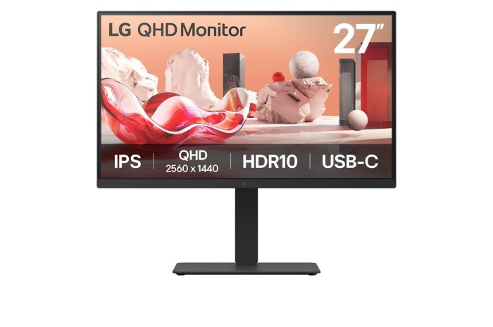 LCD Monitor LG 27BA75QB-B Pivot 27" 100Hz