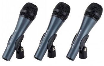 Sennheiser 3PACK E835, Microphone Set With 3X E 835, Vocal Microphone, Dynamic,