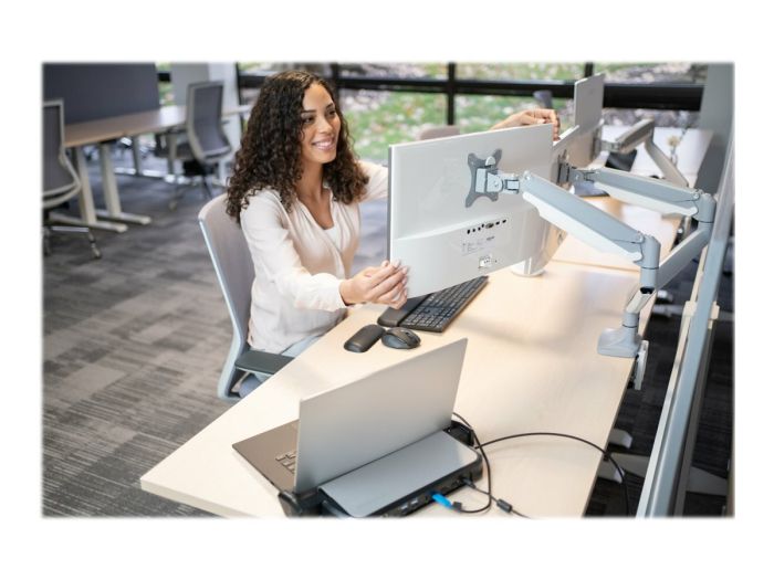 KENSINGTON One-Touch Dual Monitor Arm – 5