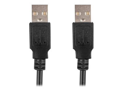 LANBERG cable USB-A M/M 2.0 1.0m black – 3