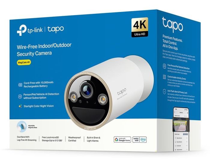 WRL CAMERA 8MP BATTERY-POWERED/TAPO C460 TP-LINK – 12