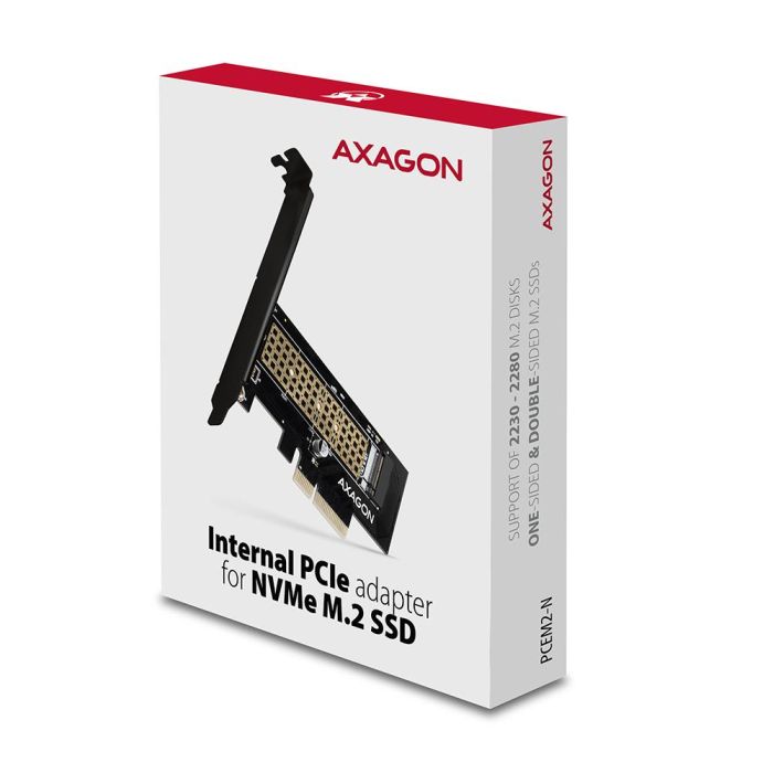 SSD ACC ADAPTER PCIE NVME/M.2/SP&LP PCEM2-N AXAGON – 2