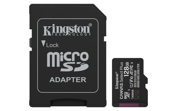 MEMORY MICRO SDXC 128GB UHS-I/W/ADAPTER SDCS3/128GB KINGSTON