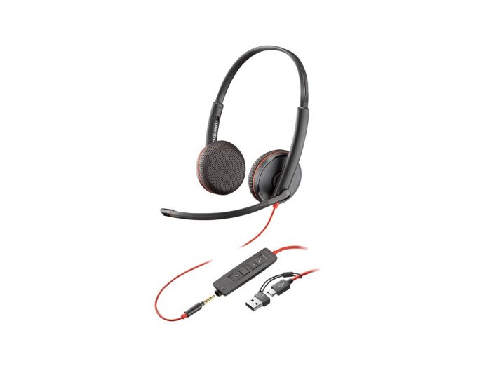HP Poly BW 3225 USB-C HS +3.5mmP USB-C/A – 15