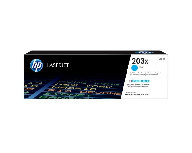 HP 203X (CF541X) Lazerinė kasetė, Žydra