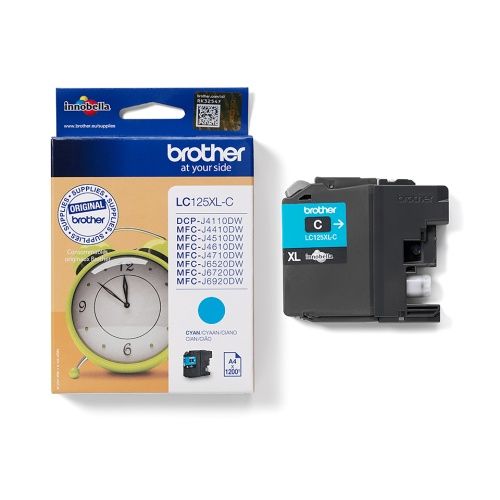 Brother LC125XL (LC125XLC) Rašalinė kasetė, Žydra – 4