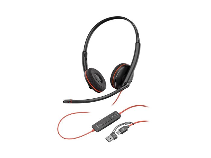 HP Poly BW 3225 USB-C HS +3.5mmP USB-C/A – 8