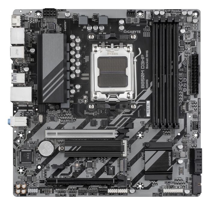 Mainboard GIGABYTE AMD B850 micro ATX 4xSlots DDR5 – 2