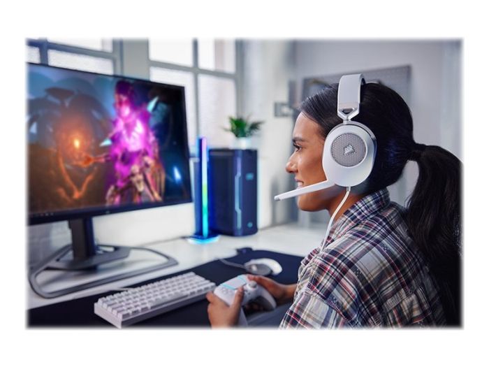 CORSAIR HS65 Surround Headset White EU – 4