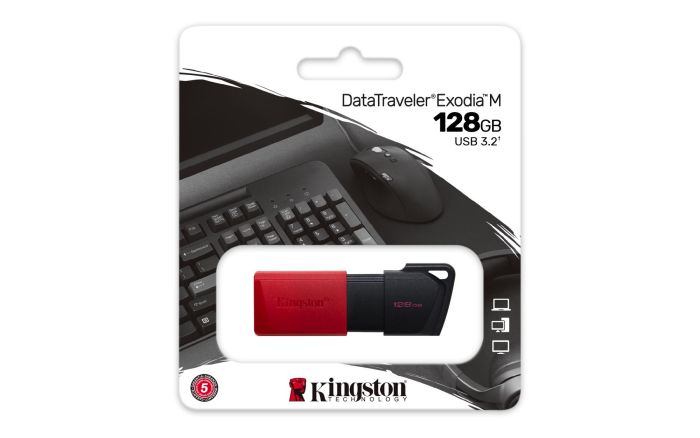 MEMORY DRIVE FLASH USB3.2/128GB DTXM/128GB KINGSTON – 6